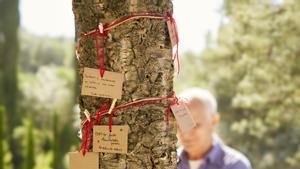 Árbol del recuerdo: los familiares y allegados puedan escribir y colgar mensajes dedicados.