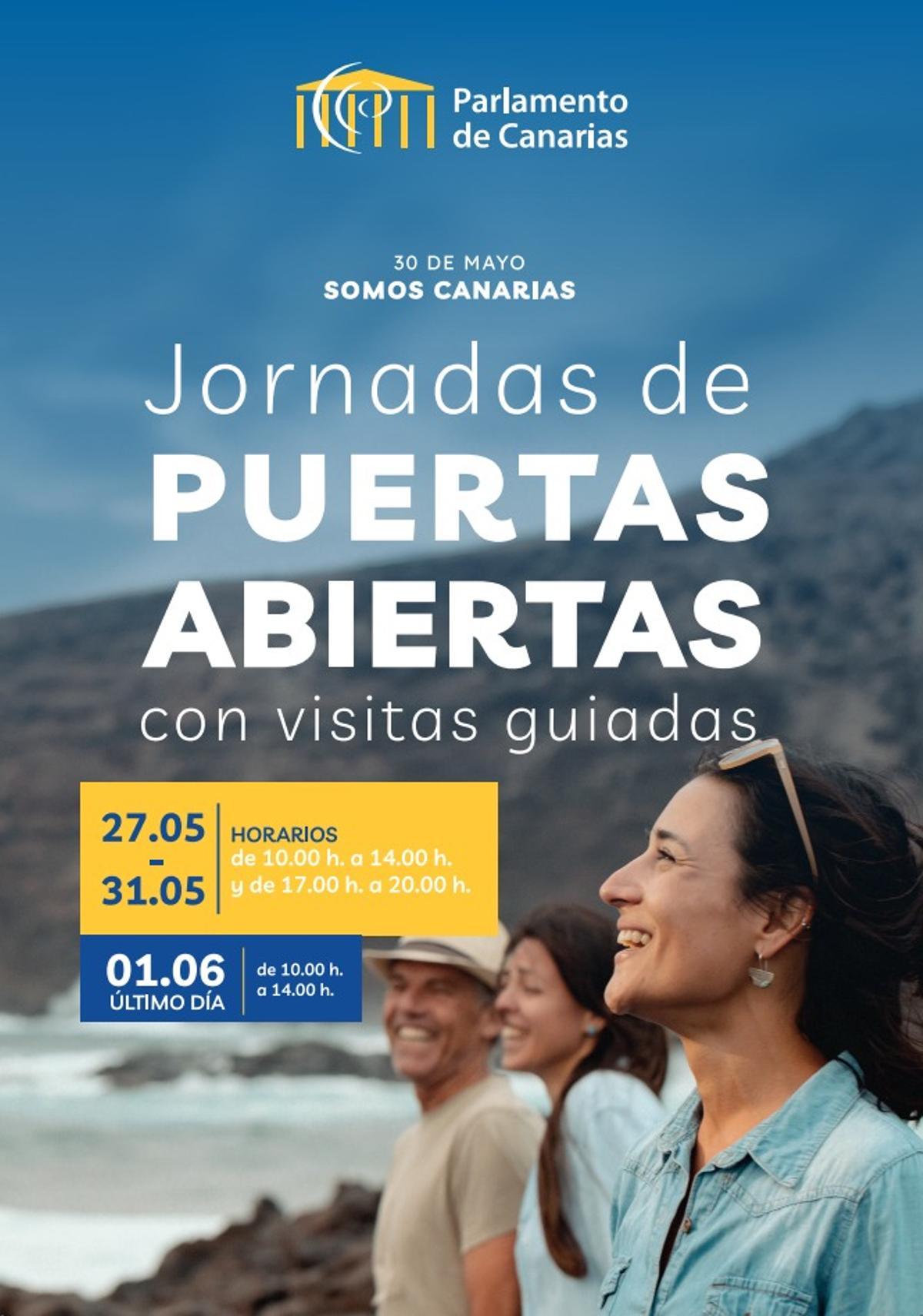 Cartel Jornada de Puertas Abiertas.