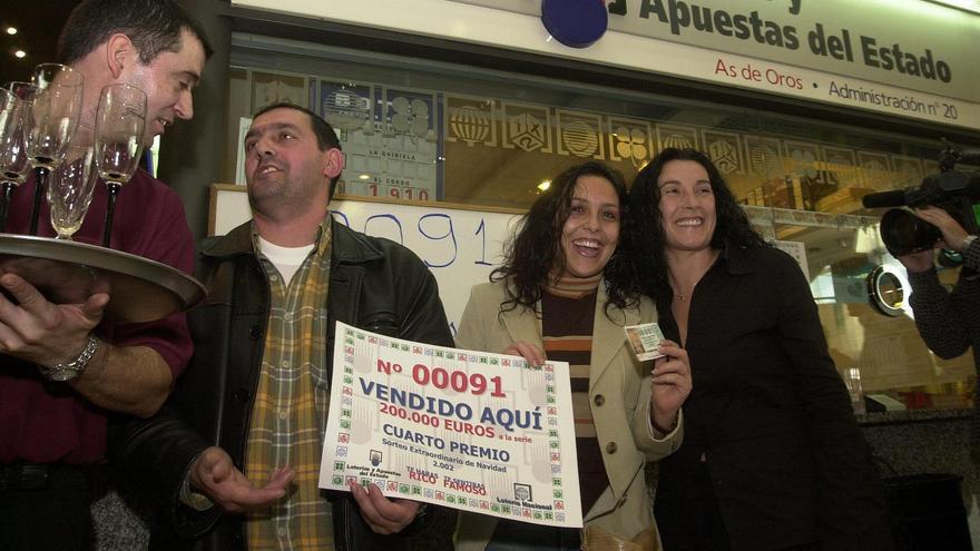Cuando en A Coruña triunfó un número ‘feo’ en la Lotería de Navidad: el 00091 repartió millones