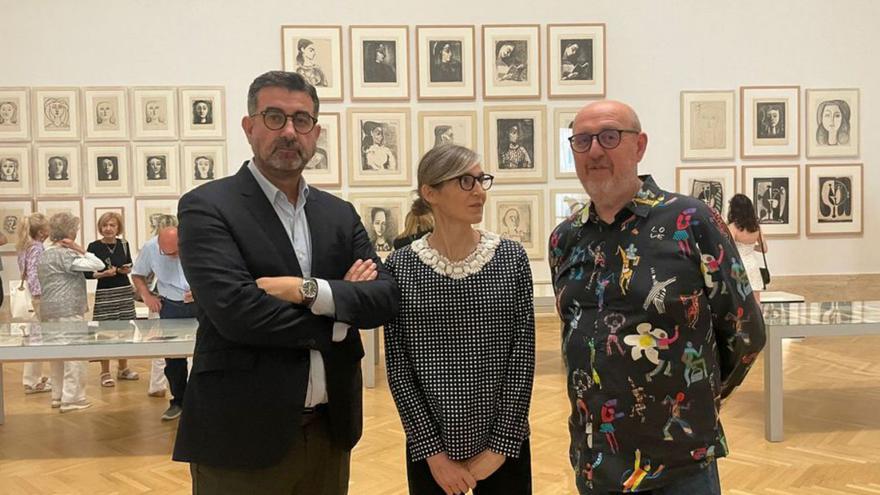 José María Luna, Cristiana Collu y Fernando Castro Flórez. | L.O.