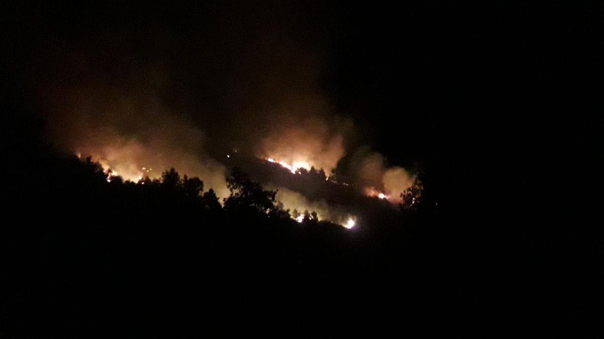 Fuego en Isábena (Huesca)