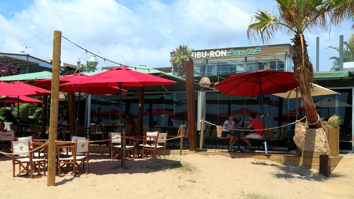 Restaurant Tibu-Ron Beach Club de Castelldefels.