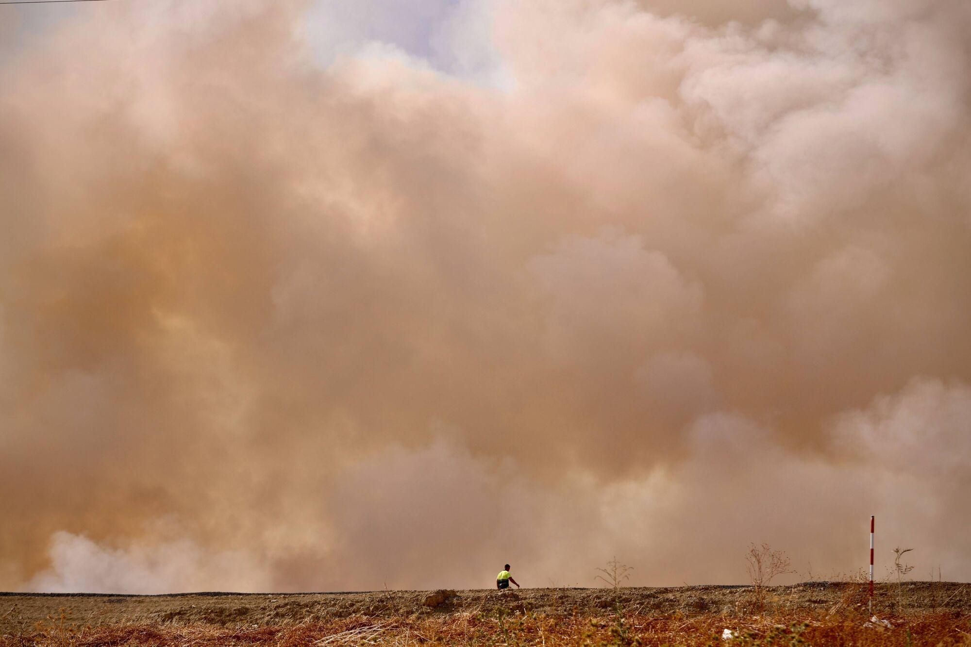 Incendio en el vertedero del Lobatón