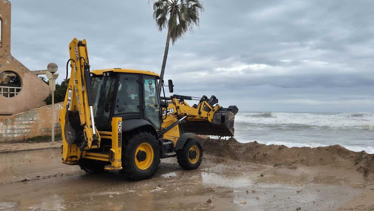 La borrasca Harry golpea Tavernes de la Valldigna
