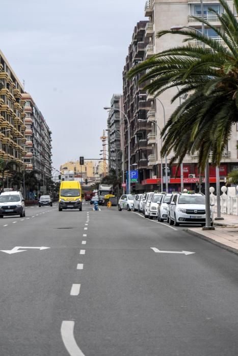 25-03-20 LAS PALMAS DE GRAN CANARIA. CIUDAD. LAS PALMAS DE GRAN CANARIA. Recorrido por la ciudad para vera su desolación.   Fotos: Juan Castro.  | 25/03/2020 | Fotógrafo: Juan Carlos Castro