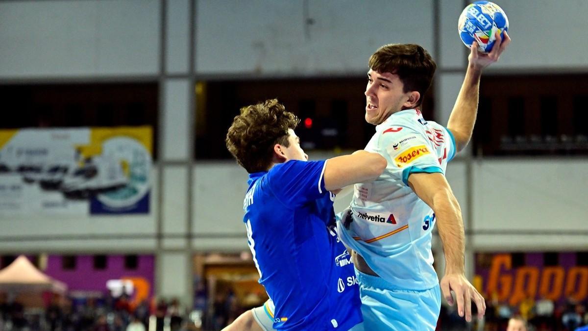 Acción del encuentro entre España y Eslovaquia