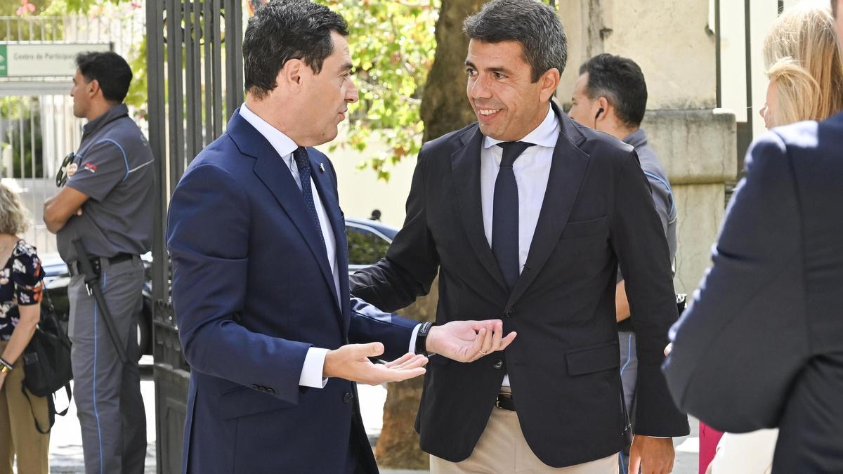 Moreno y Mazón, en septiembre de 2024 en Granada.