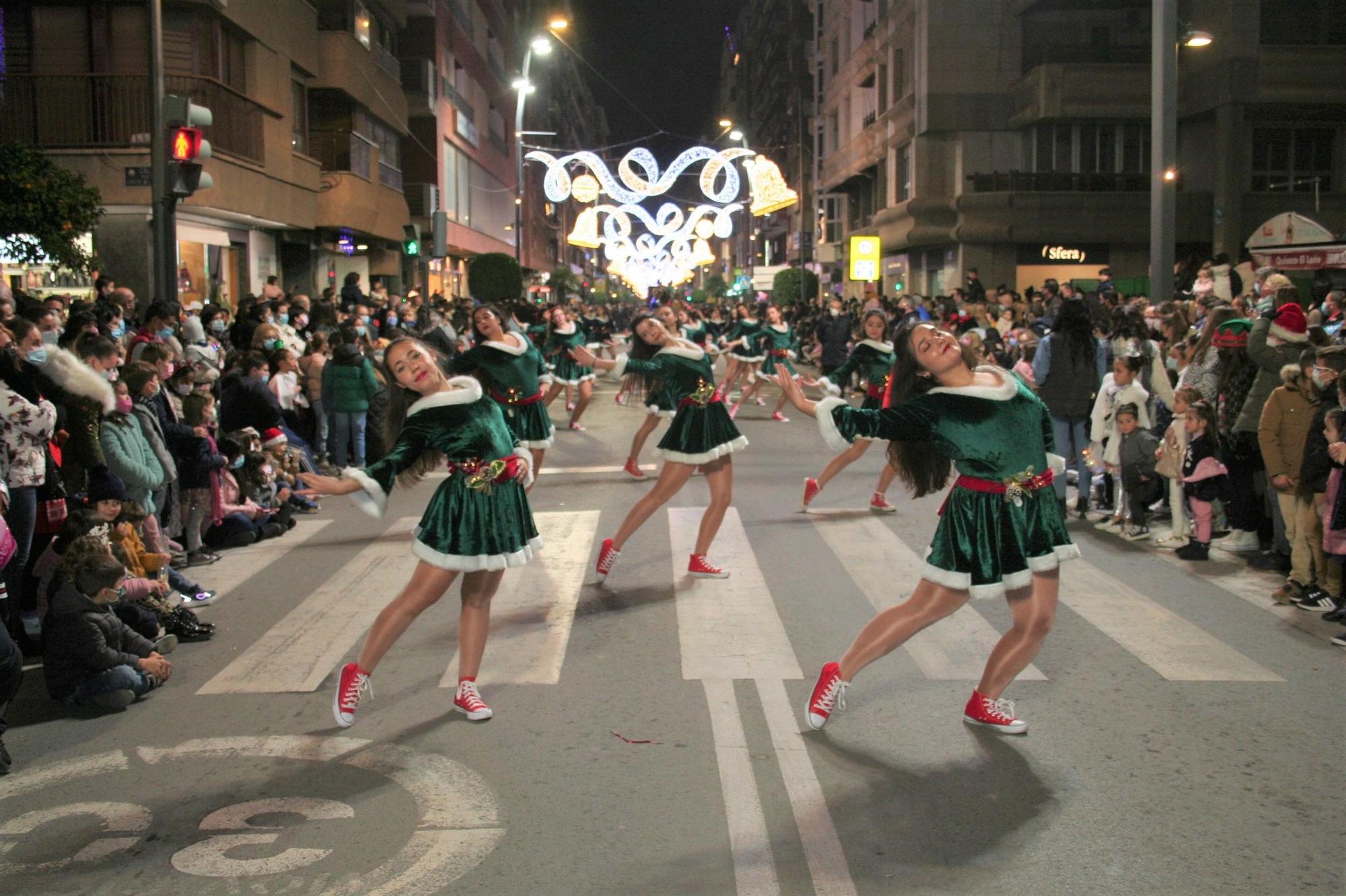 Desfile de Papa Noel en Lorca.
