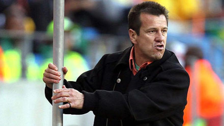 Dunga, en un momento del Brasil - Holanda