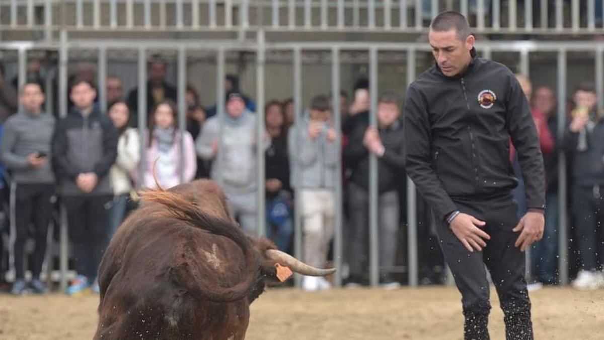 Bruno Soriano, en un acto de 'bous al carrer'.