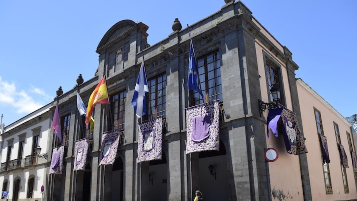 Exterior del Ayuntamiento de La Laguna.