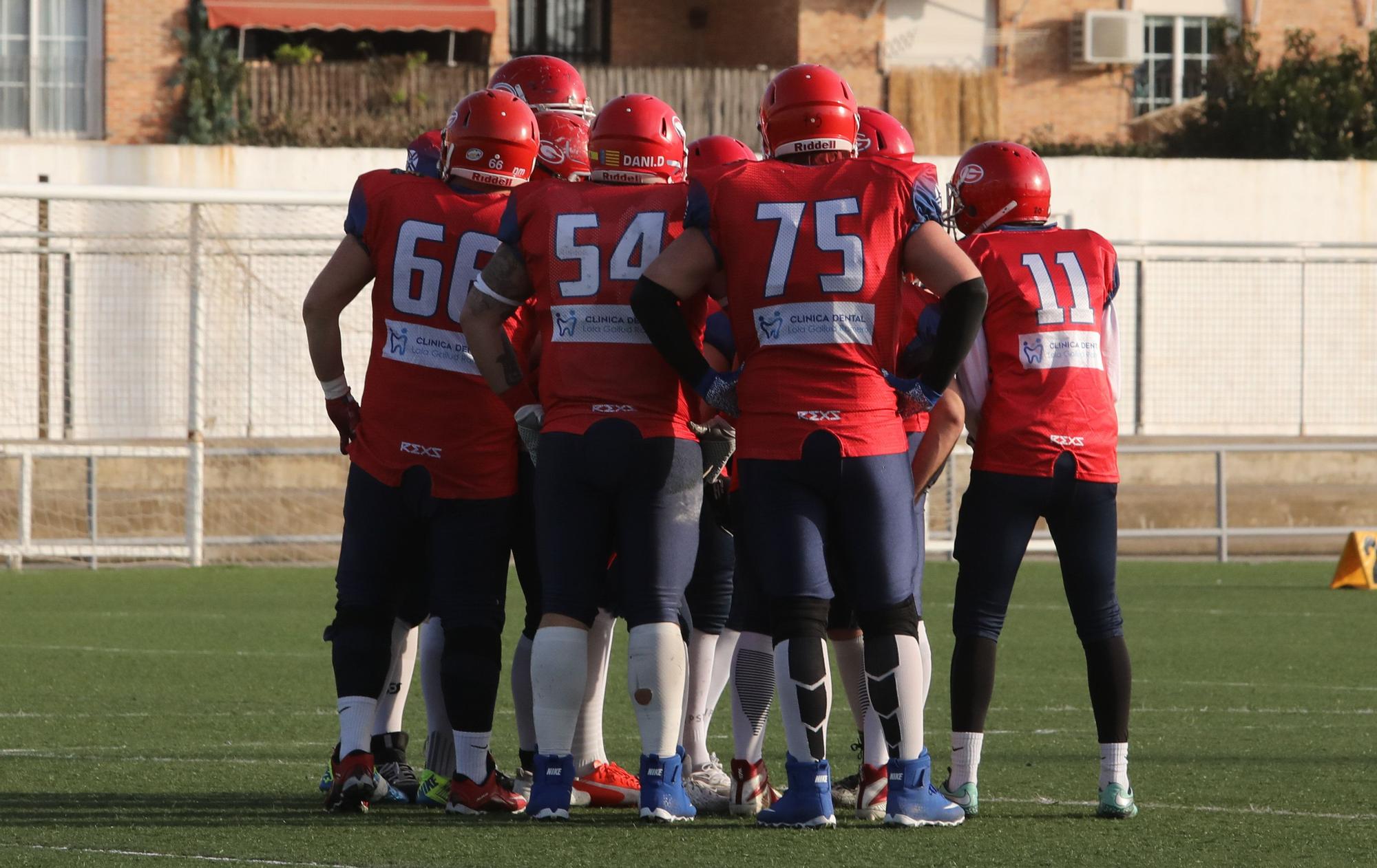 Valencia Giants contra Alicante Sharks de LNFA Serie B