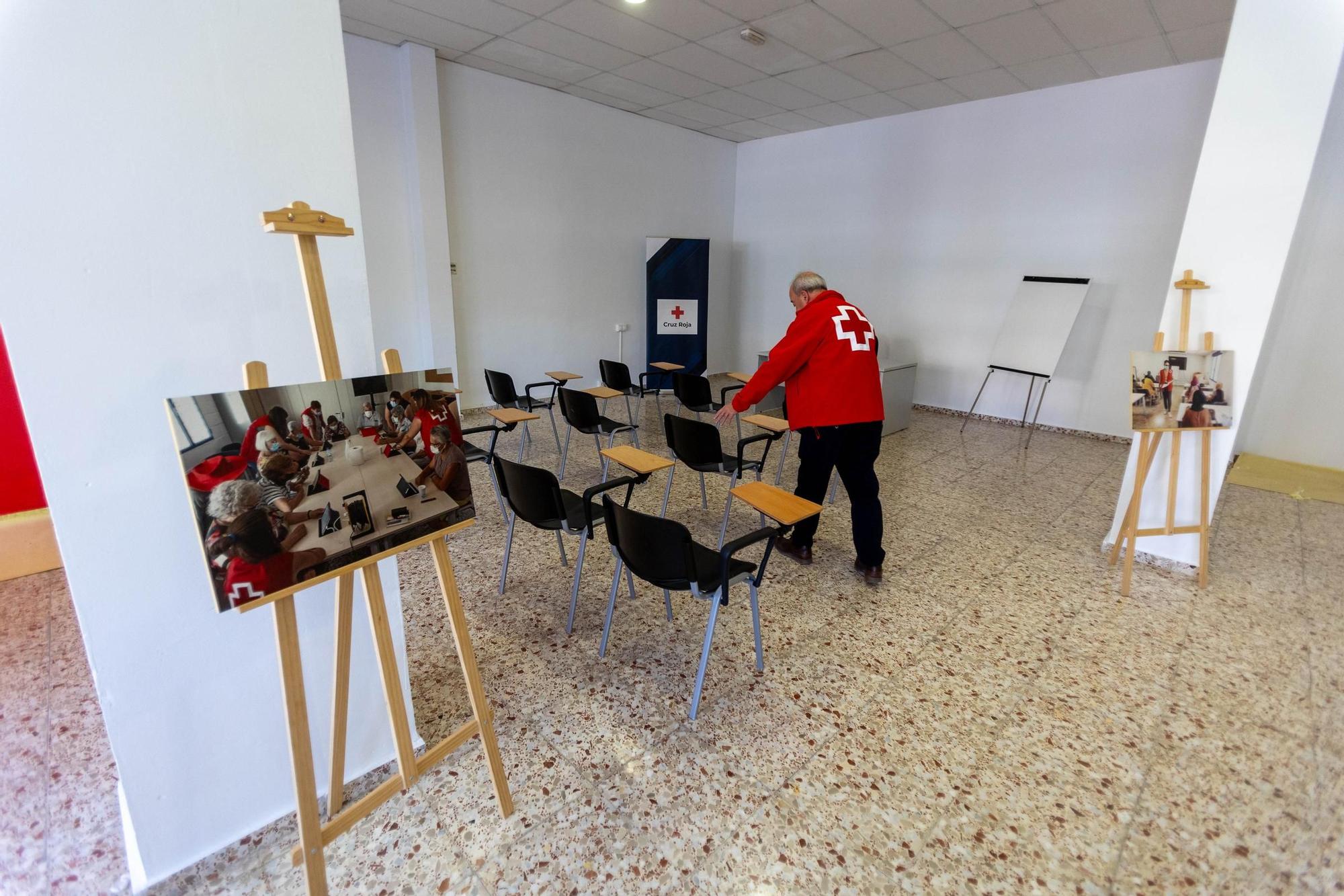 Últimos retoques en la nueva sede de formación de Cruz Roja de Elche