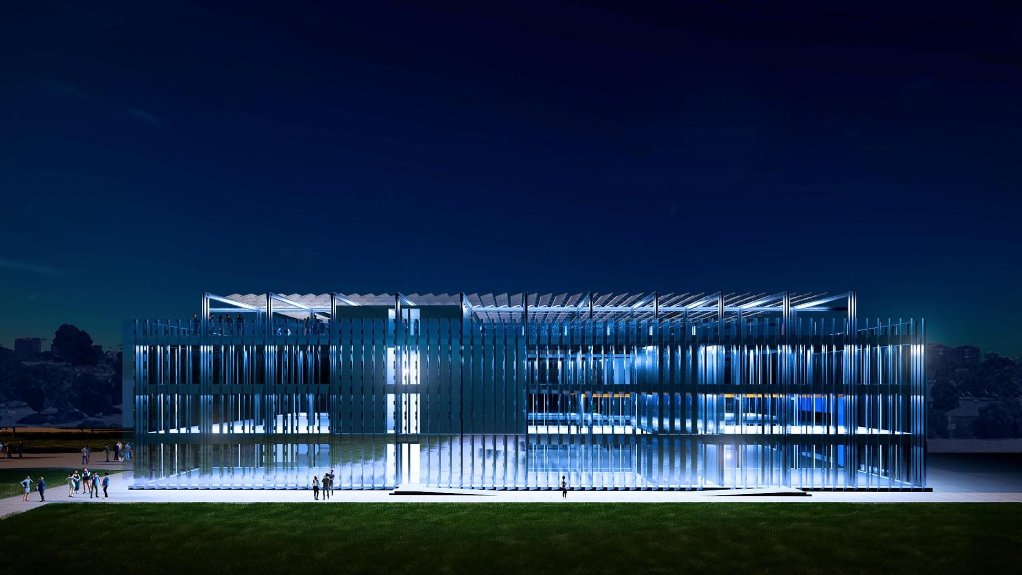 Recreación del nuevo edificio del Instituto Tecnológico de Aragón (ITA).