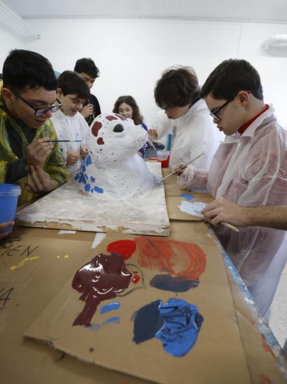 Un detalle de los trabajos.