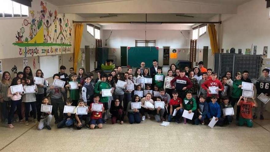 Escolares participantes del colegio Cordo Boullosa. // Fdv