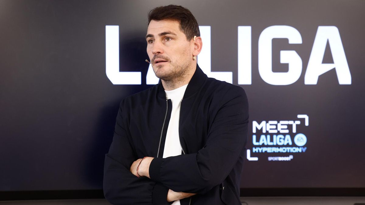 Iker Casillas en la presentación de un evento de LaLiga