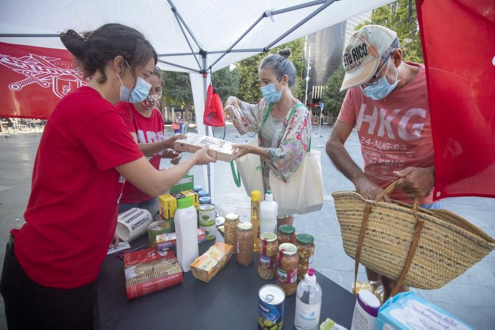 Canamunt y Canavall comienzan la recogida de alimentos