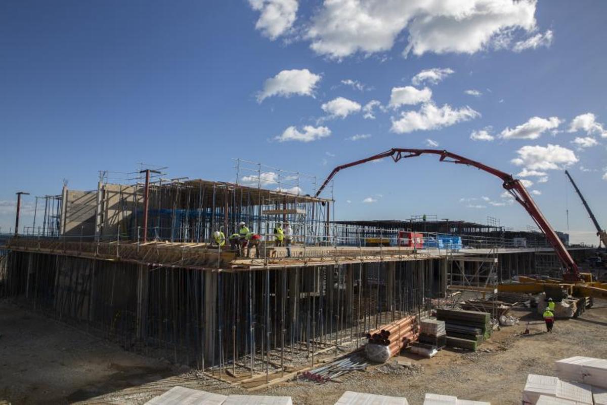 Obras en el Port Olímpic, el futuro balcón gastronómico