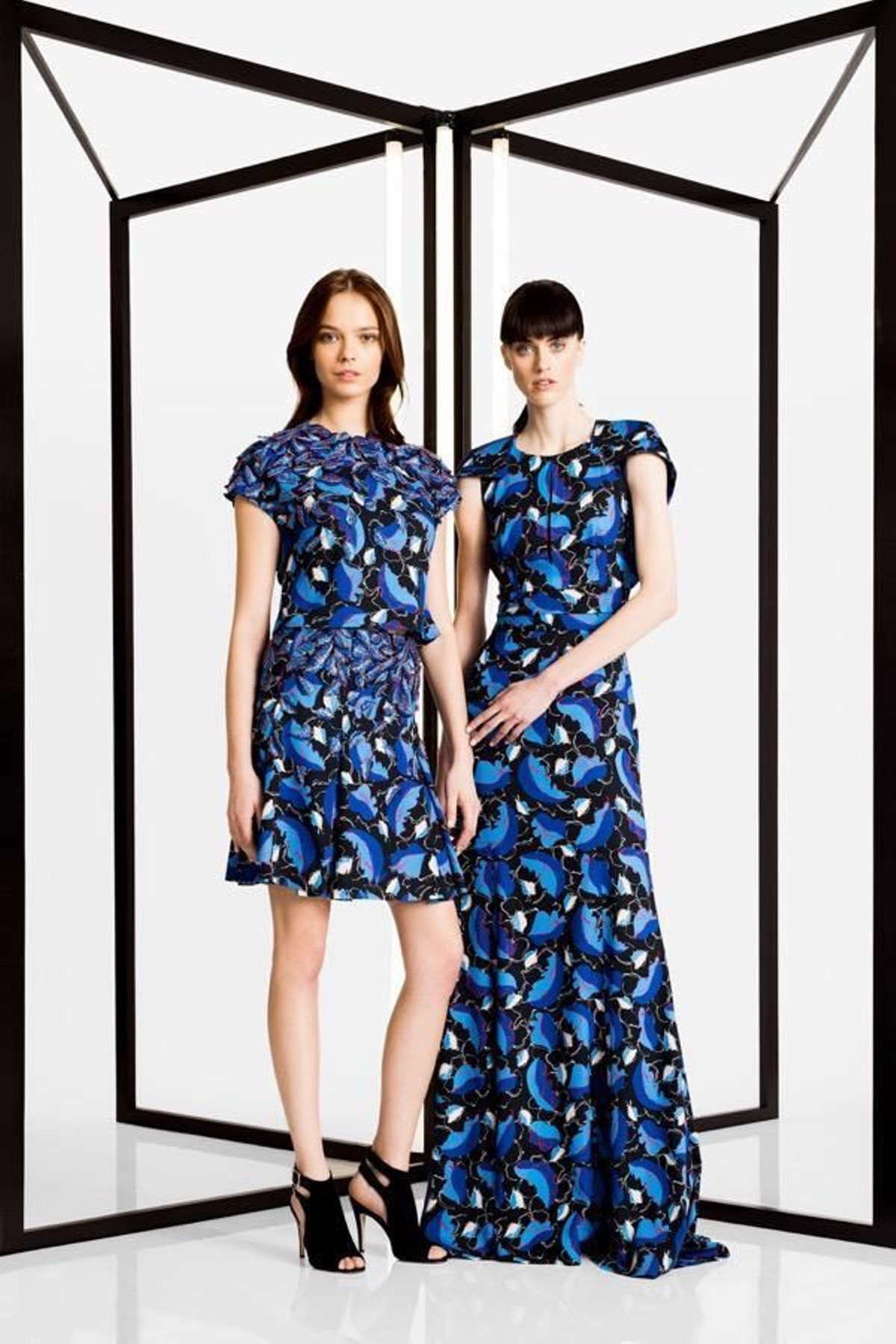 Carolina Herrera Pre Fall. Un print, dos versiones.