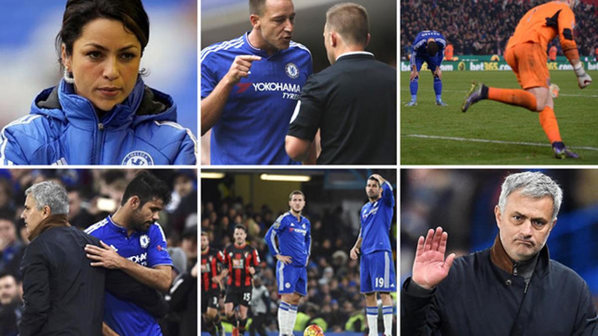 Las polémicas han salpicado a Mourinho en el Chelsea este curso