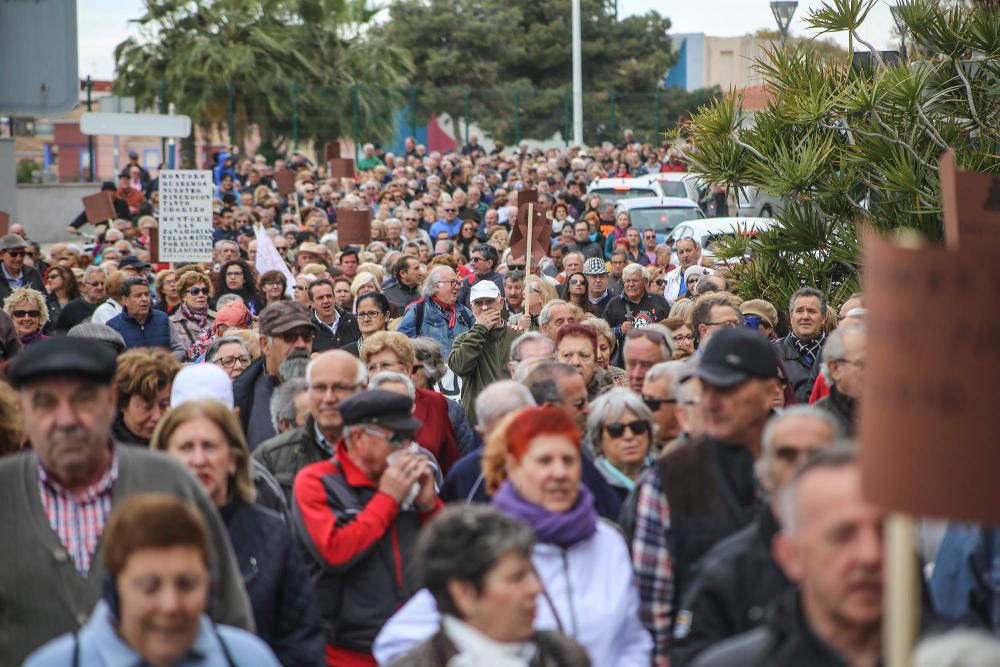 Manifestación en defensa de las pensiones públicas