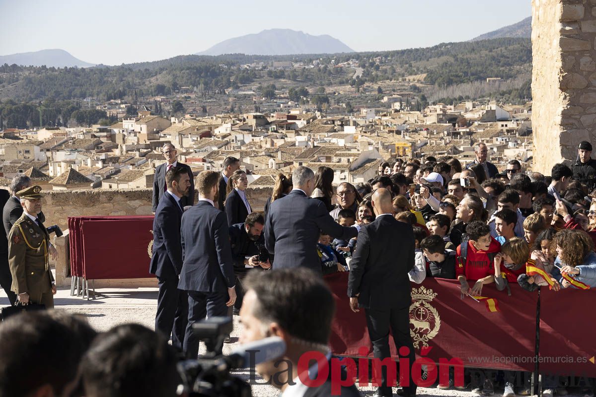 Visita de los reyes de España a Caravaca (explanada de la Basílica)
