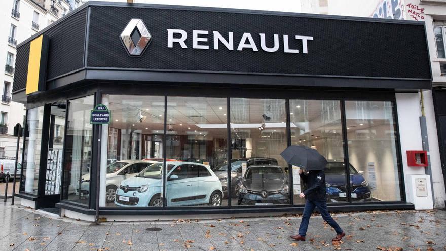 Un concesionario de Renault en París.