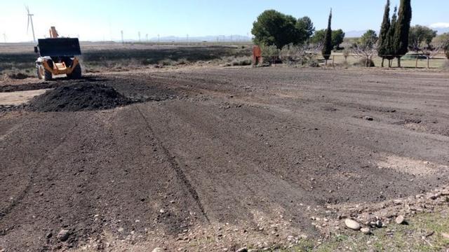 Trabajos de acondicionamiento para mejorar las instalaciones.