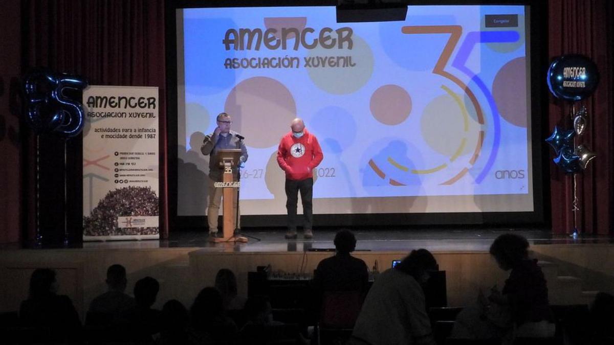 Un momento del acto institucional celebrado en la sede de la entidad.