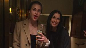 Demi Moore y su hija Tallulah Willis, en una imagen que esta ha subido a Instagram.