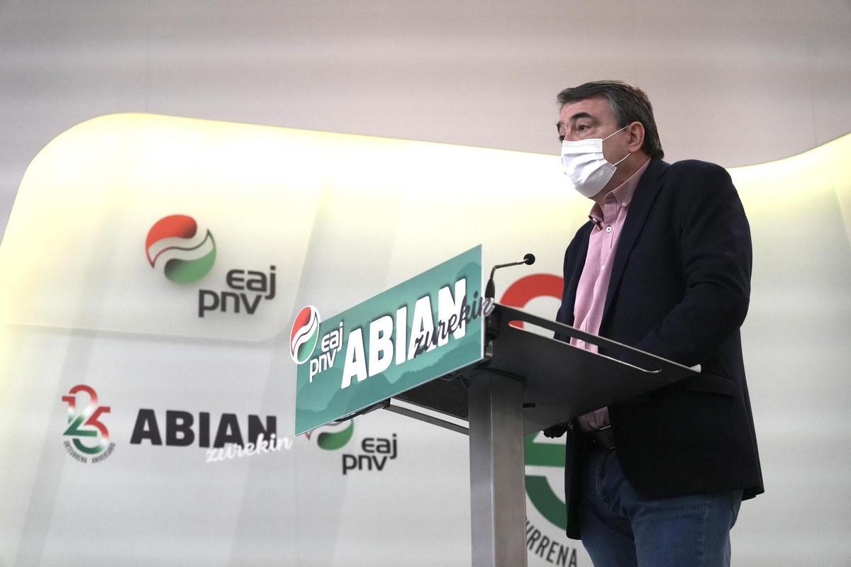 El portavoz del PNV en el Congreso, Aitor Esteban.