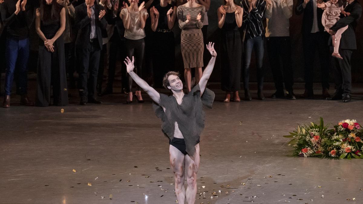 El bailarín Gonzalo García, durante su despedida de los escenarios neoyorkinos.