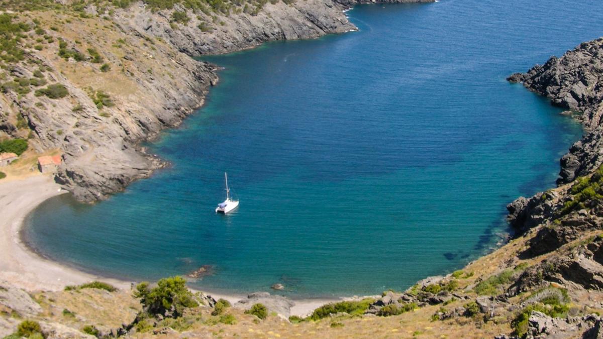 La cala Taballera, a Port de la Selva.