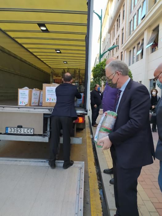 La ONCE de Málaga logra 111.111 kilos de alimentos en tres semanas