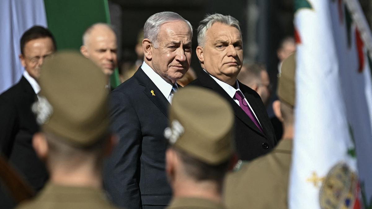 Orban recibe a Netanyahu en Budapest Orban recibe a Netanyahu en Budapest