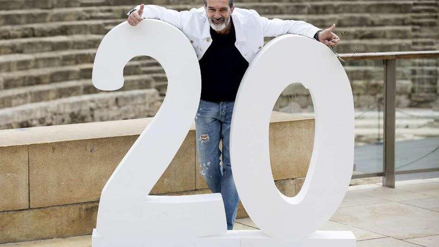 El actor Antonio Banderas, el pasado fin de semana, en el Festival de Málaga.