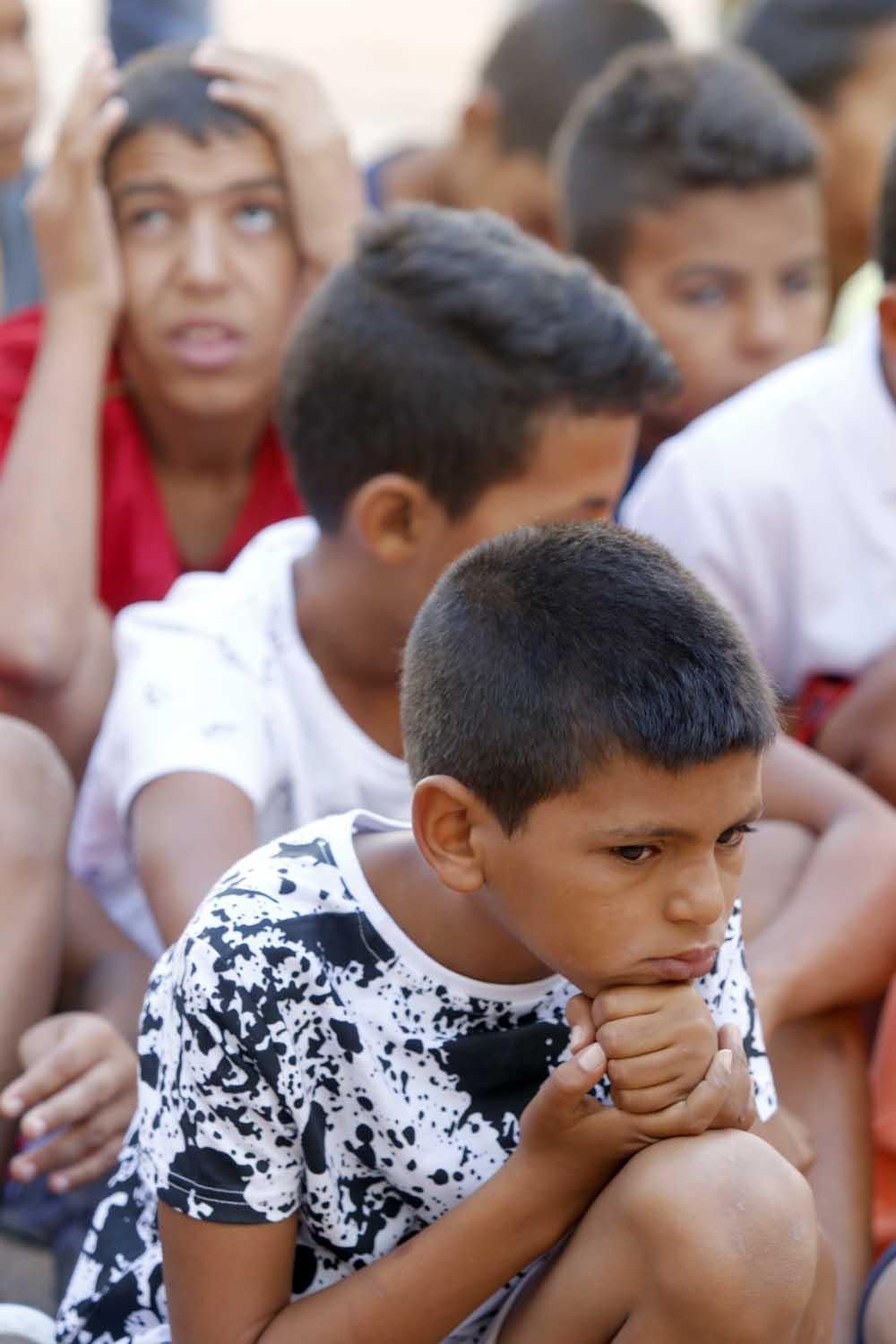 Bienvenida a los niños saharauis