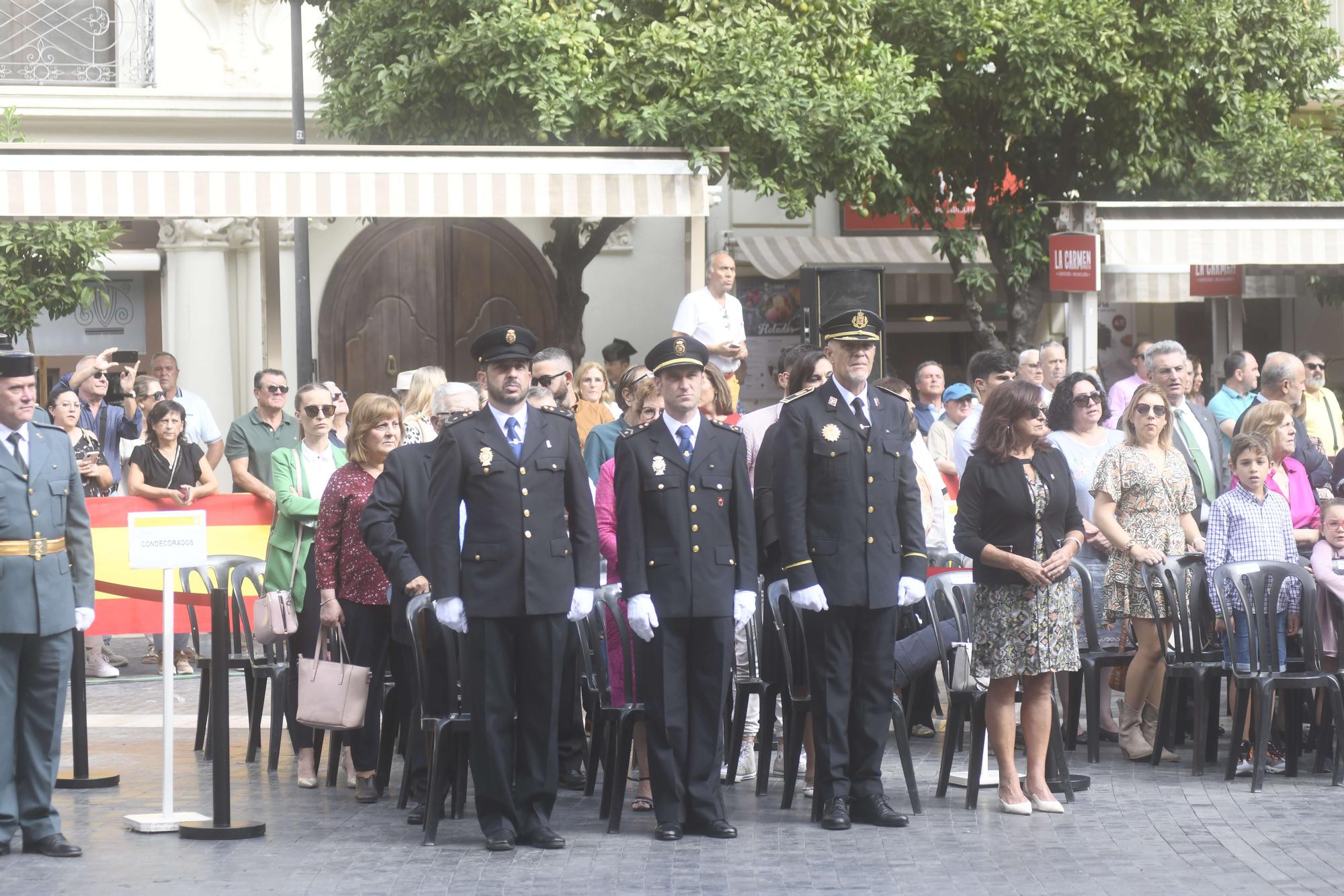 Acto institucional de la Guardia Civil en Murcia por el día de su Patrona