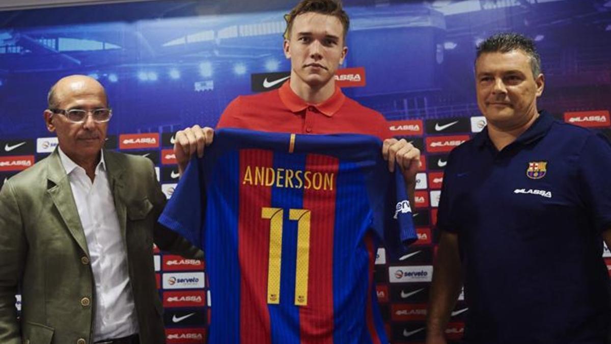 Lasse Andersson está convencido de que llega al Barça en el mejor momento