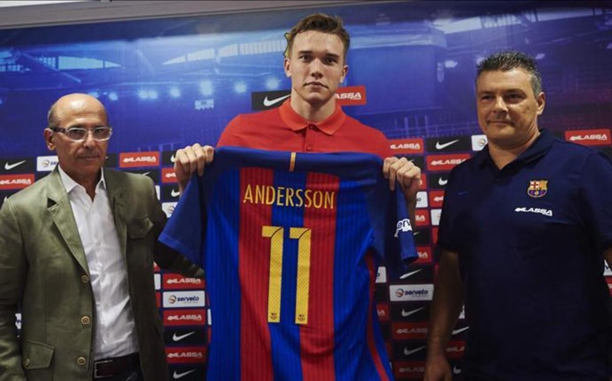 Lasse Andersson está convencido de que llega al Barça en el mejor momento