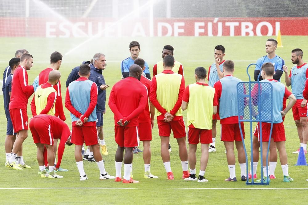 Entrenamiento del Sporting