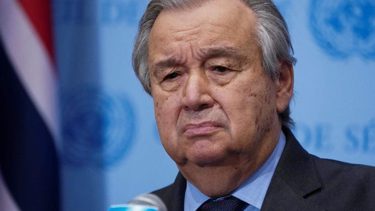 Guterres: "Es el momento más triste de mi mandato...esta guerra no tiene sentido"