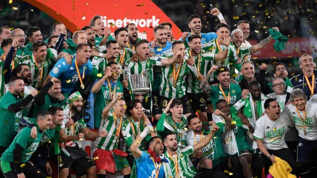 El Betis, flamante campeón