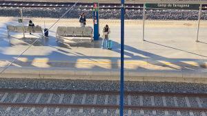 La estación de Camp de Tarragona.