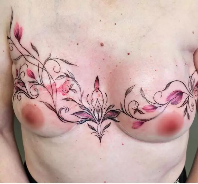 Cuando las cicatrices del cáncer de mama se transforman en flores