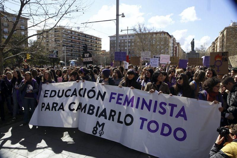 Concentraciones por el 8-M en Zaragoza