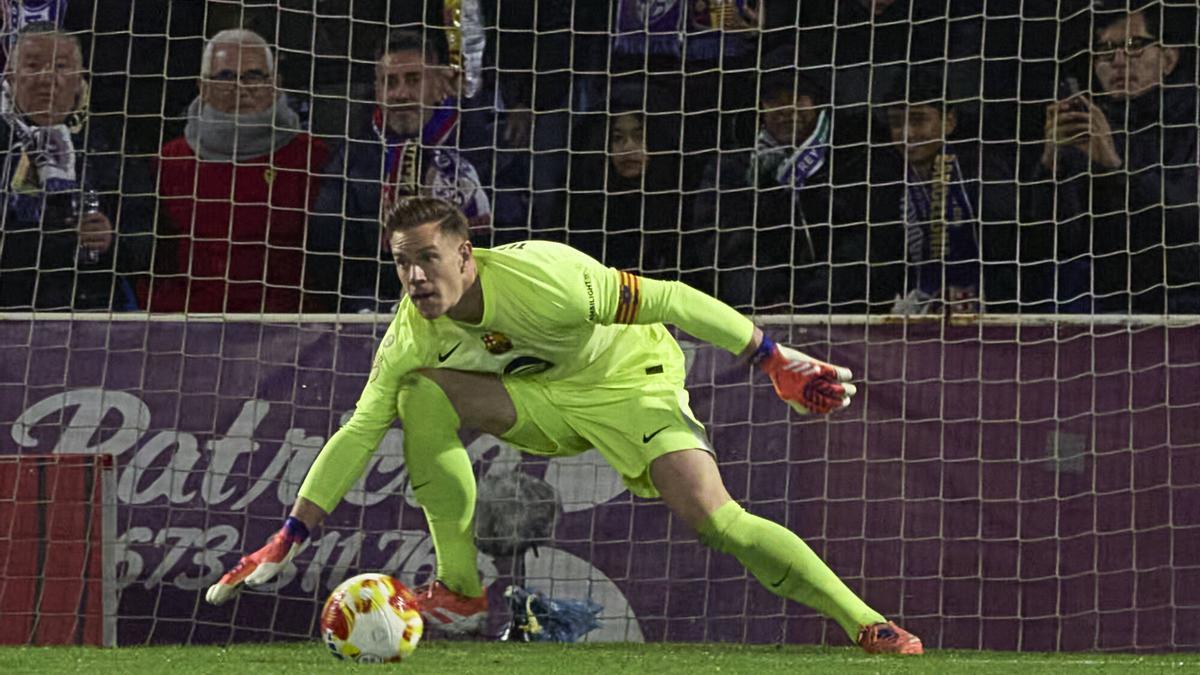 Ter Stegen emocionado ante los aplausos de los culers: " Us estimo, culers"
