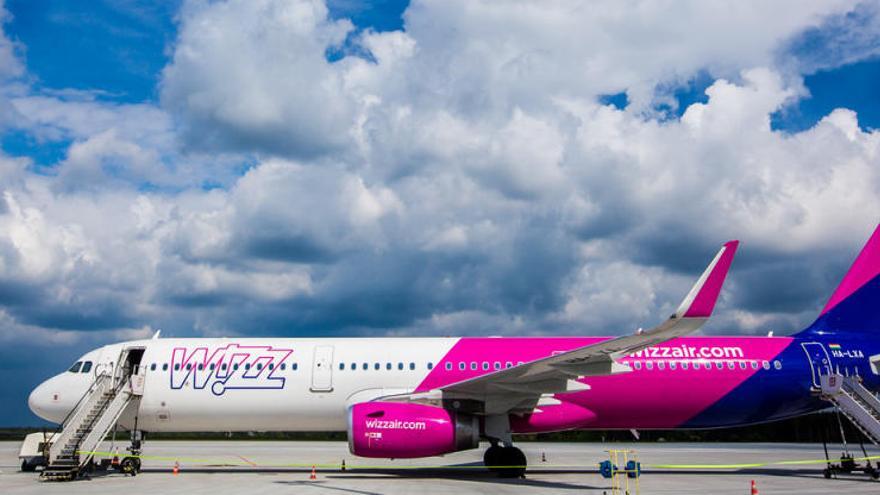 Un avión de Wizzair