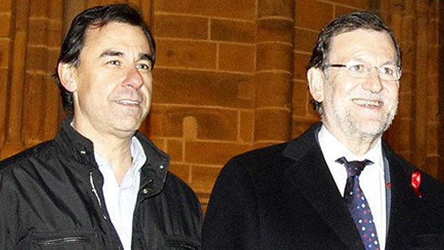 Rajoy y Martínez Maillo, en Benavente.